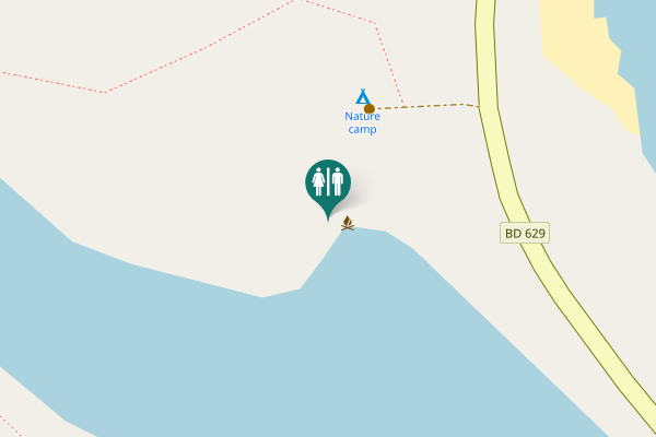 Map showing location of Åsarna Toilet