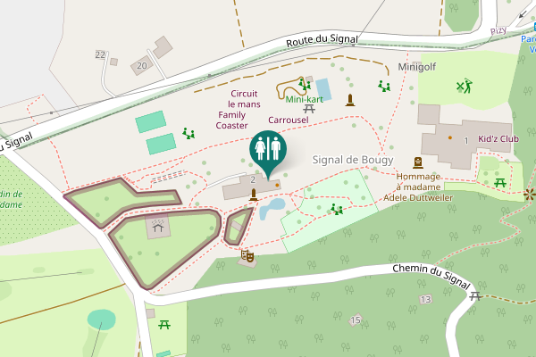 Map showing location of Chemin du Signal 2 Toilet