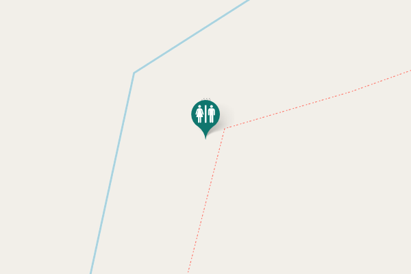 Map showing location of Kiruna kommun Toilet