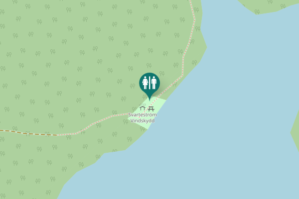 Map showing location of Västerviks kommun Toilet
