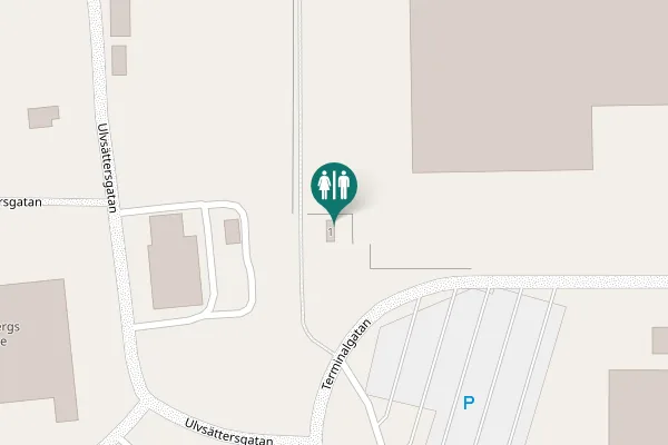 Map showing location of Terminalgatan 1 Toilet