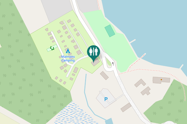 Map showing location of Malmönvägen Toilet