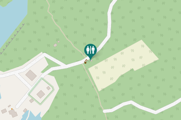 Map showing location of Haninge kommun Toilet