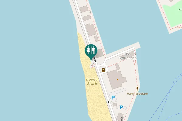 Map showing location of Parapeten 4 Toilet