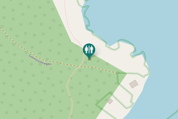 Map showing location of Gölmossevägen Toilet