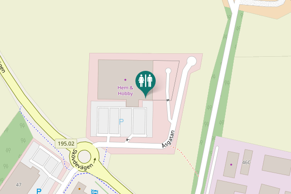 Map showing location of Åsgatan 1 Toilet