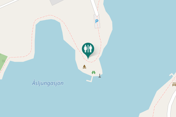 Map showing location of Sjövägen Toilet