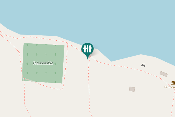 Map showing location of Länsväg 1099 Toilet