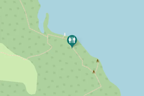 Map showing location of Örebro kommun Toilet