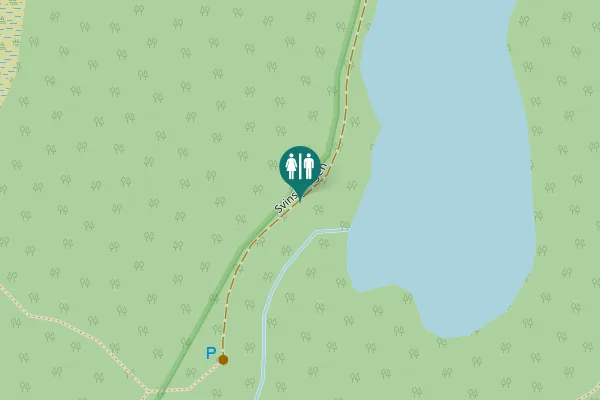 Map showing location of Svinsjövägen Toilet