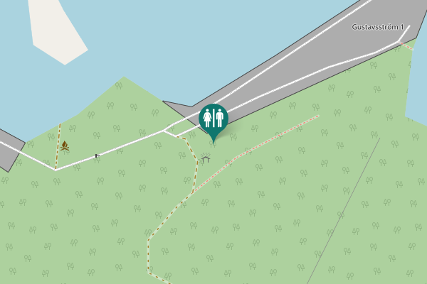 Map showing location of S 847 Toilet