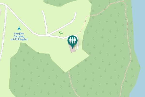 Map showing location of Stenebyvägen Toilet