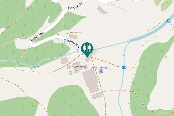 Map showing location of Iselstrasse 16 Toilet
