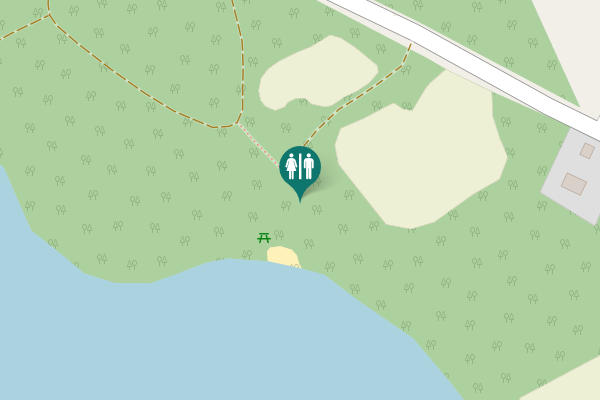 Map showing location of H 662 Toilet
