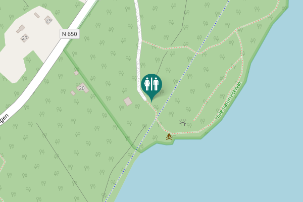 Map showing location of Mahultsvägen 20 Toilet