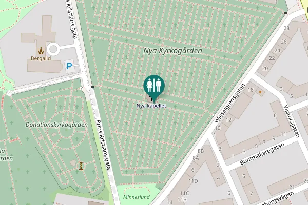 Map showing location of Wieselgrensgatan 6 Toilet