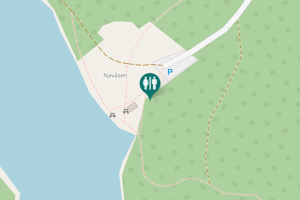 Map showing location of Björketorp Toilet
