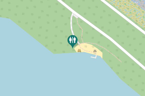 Map showing location of Ljusdals kommun Toilet