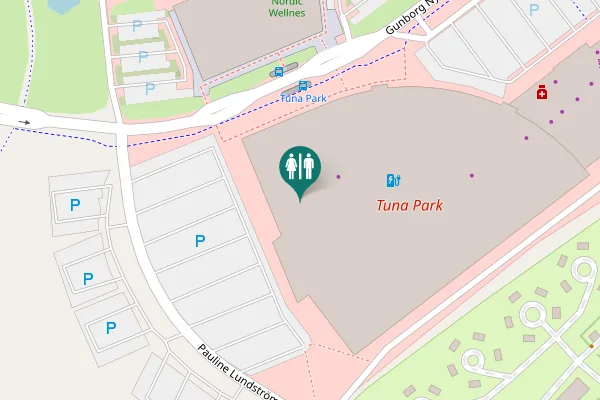 Map showing location of Gunborg Nymans väg 2 Toilet