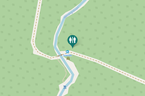 Map showing location of Ovanåkers kommun Toilet