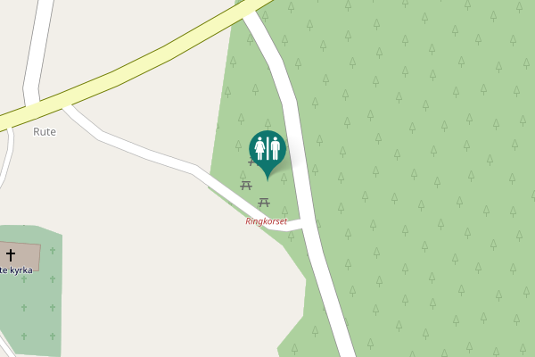 Map showing location of Gotland Municipality Toilet