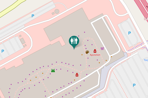 Map showing location of 161 5 Toilet