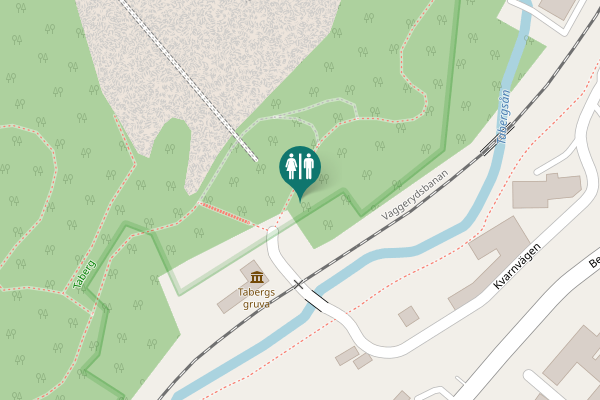 Map showing location of Taberg Toilet