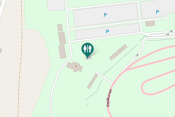 Map showing location of Karlskoga kommun Toilet