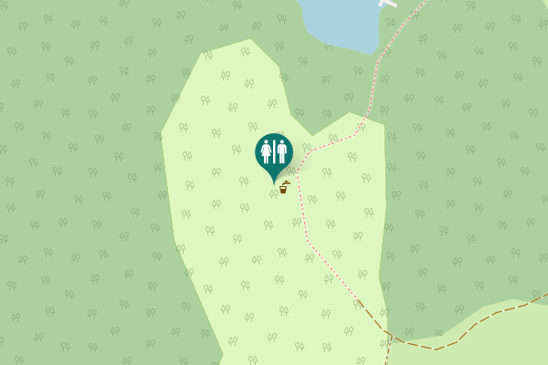 Map showing location of Affärsbacken Toilet