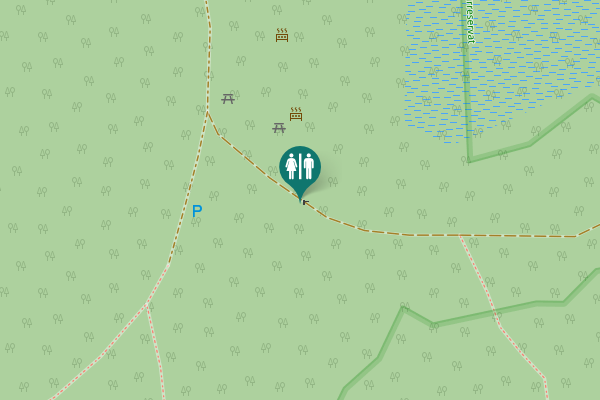 Map showing location of Djurholmavägen Toilet