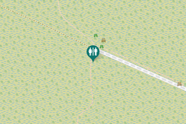 Map showing location of Ulricehamnsbanan Toilet