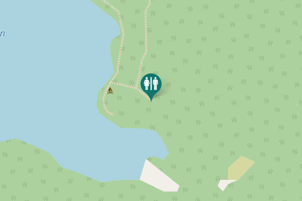 Map showing location of Åre kommun Toilet