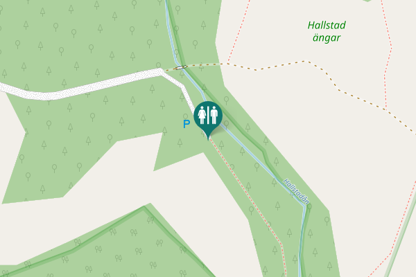 Map showing location of Rimforsa Toilet