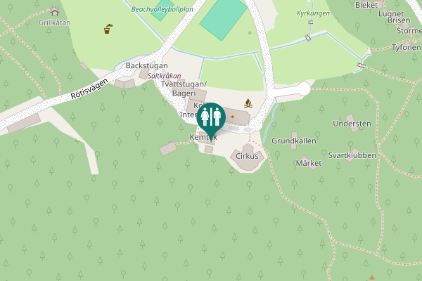 Map showing location of Matsalsdasset