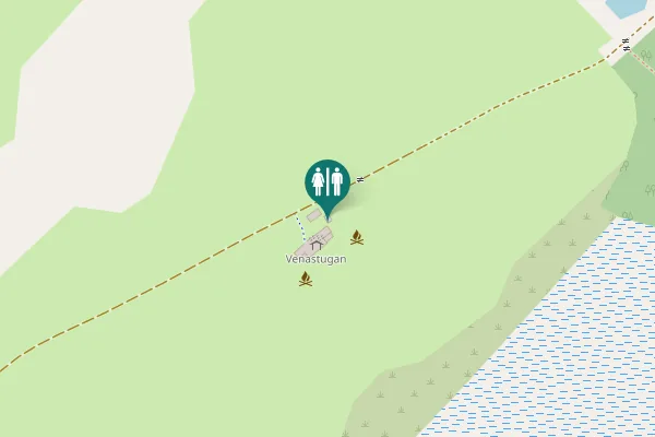 Map showing location of Sjöhagen Toilet
