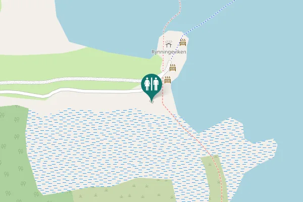 Map showing location of Oljevägen 15 Toilet