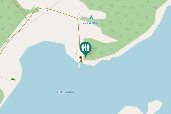 Map showing location of Norrtälje kommun Toilet