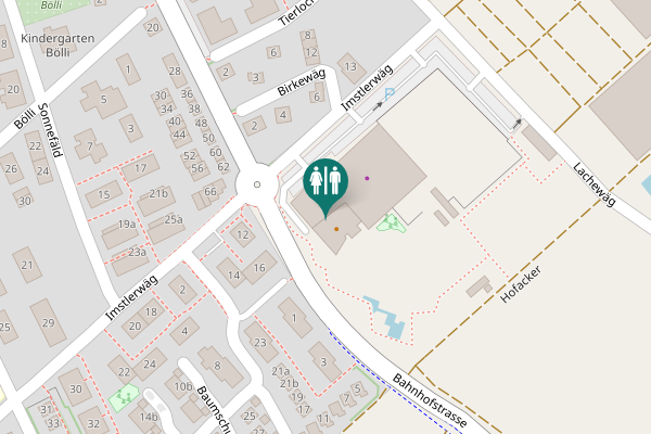 Map showing location of Imstlerwäg 2 Toilet
