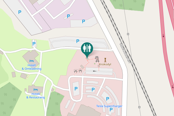 Map showing location of Himle Toilet