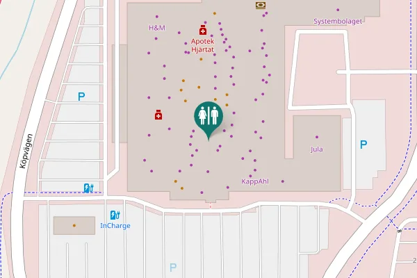 Map showing location of Säljarevägen 1 Toilet