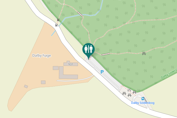 Map showing location of M 944 Toilet