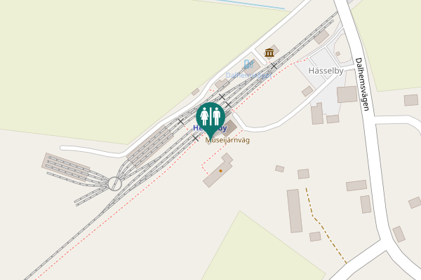 Map showing location of I 608 166 Toilet