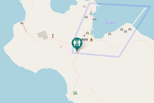 Map showing location of Nyköping Toilet