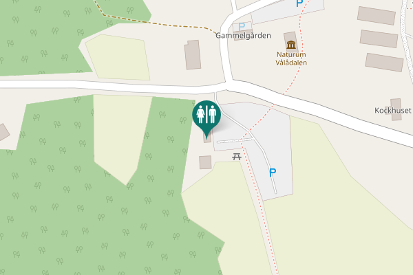 Map showing location of Åre kommun Toilet