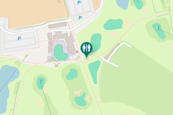 Map showing location of Vasatorpsallén 70 Toilet