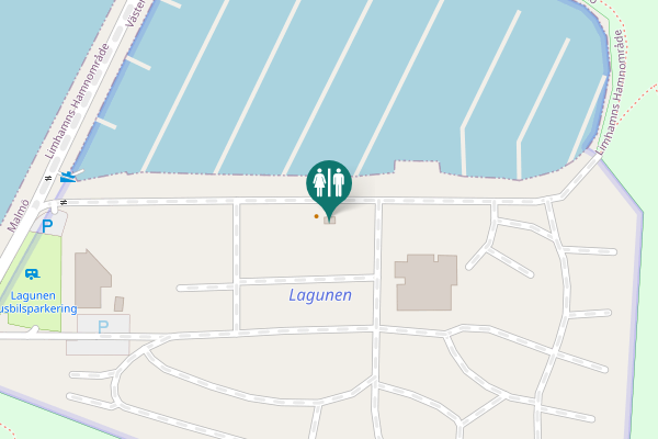 Map showing location of Vaktgatan Toilet