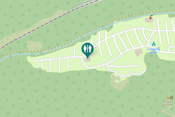 Map showing location of Kidričeva cesta 10c Toilet