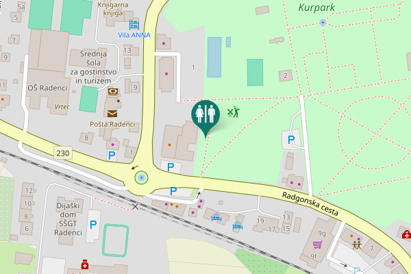 Map showing location of Panonska cesta 2 Toilet