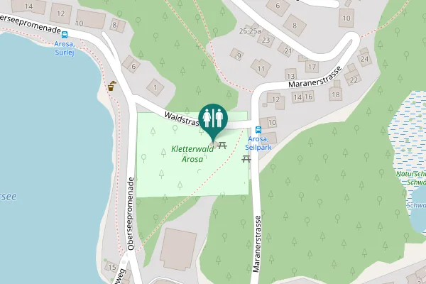 Map showing location of Waldstrasse 1 Toilet