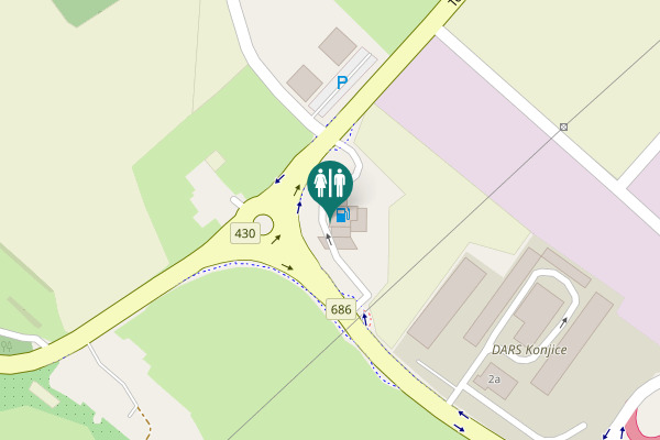 Map showing location of Tepanje 4b Toilet